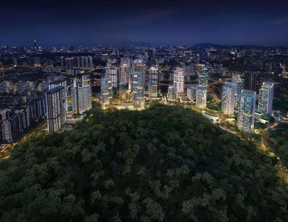Level 38 — Roof gardens, and nothing above but the sky.