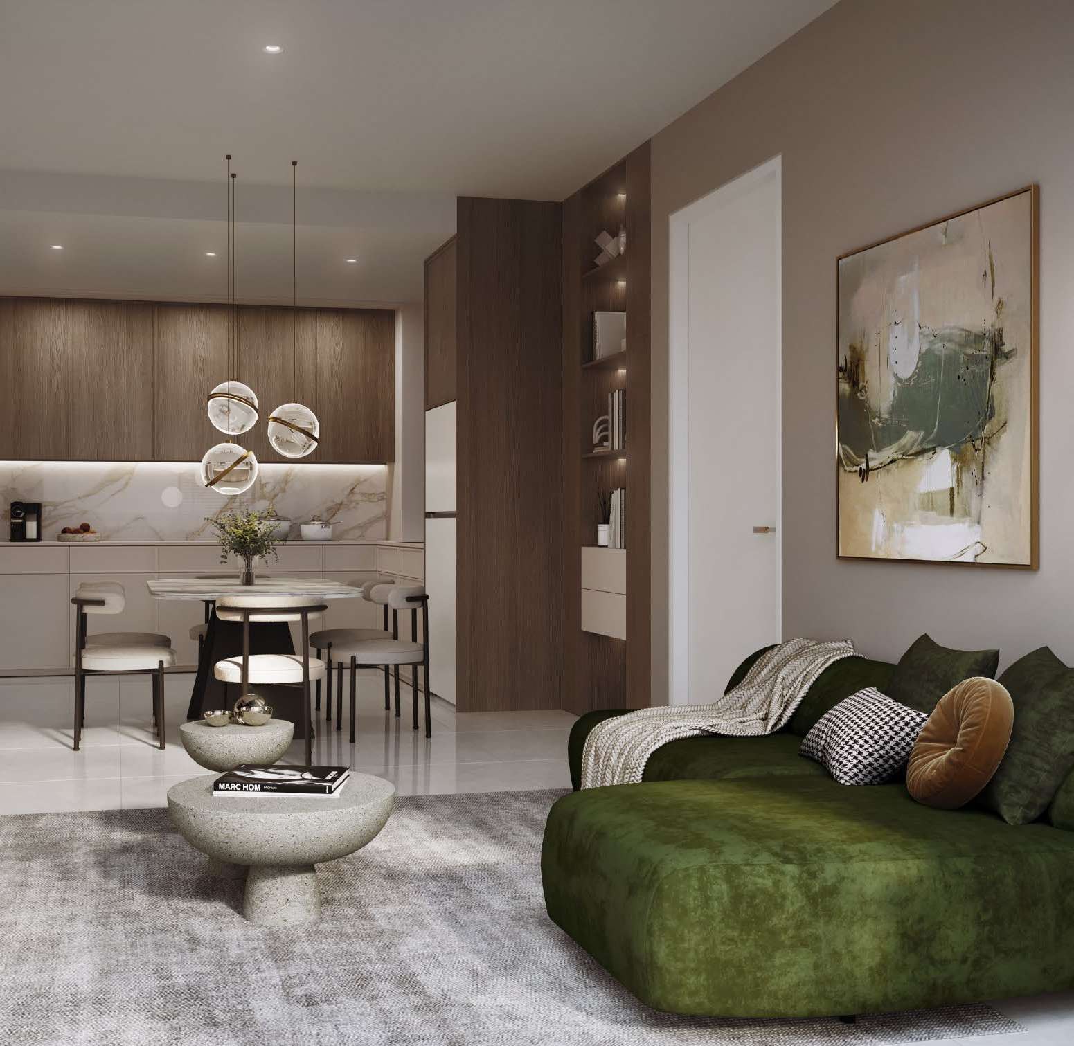 Levels 9–22 — Twelve homes to a floor, from 506 square feet.